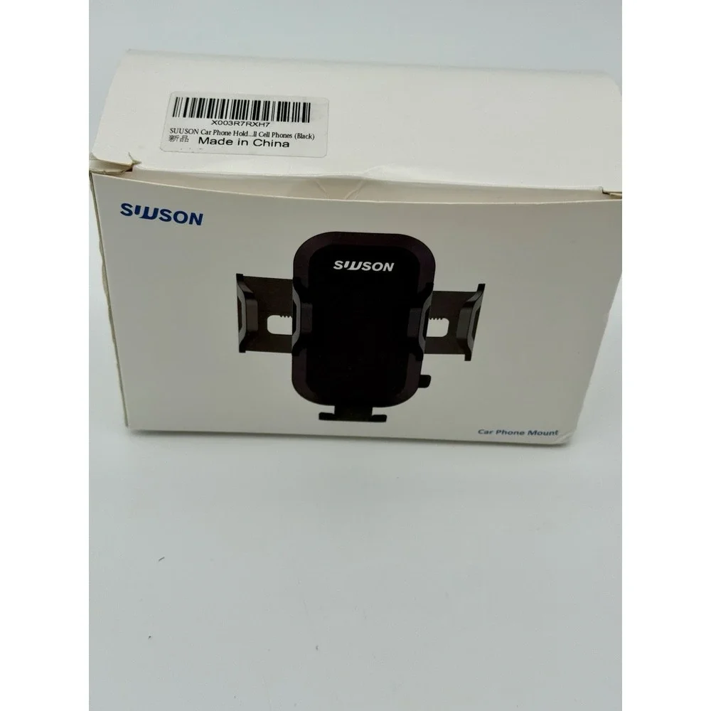 SUUSON Upgraded 3-in-1 Car Phone Mount Dashboard Windshield Vent Holder